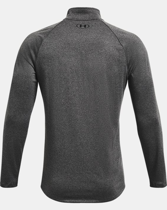 Herren UA Tech™ Shirt mit ½-Zip, langärmlig, Gray, pdpMainDesktop image number 6